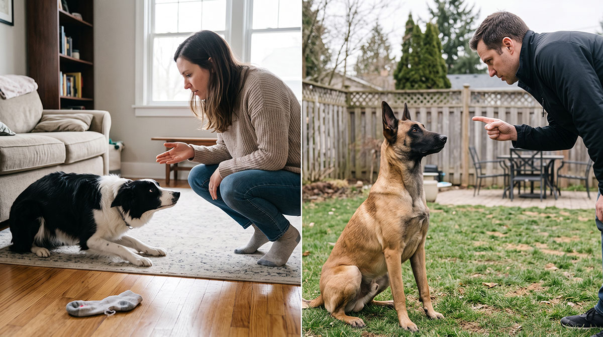¿Cuánto es demasiado? La intensidad de una corrección depende del perro